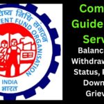 EPF Balance Check Withdrawal Claim Status Passbook Grievance Guide