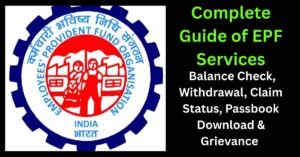 EPF Balance Check Withdrawal Claim Status Passbook Grievance Guide