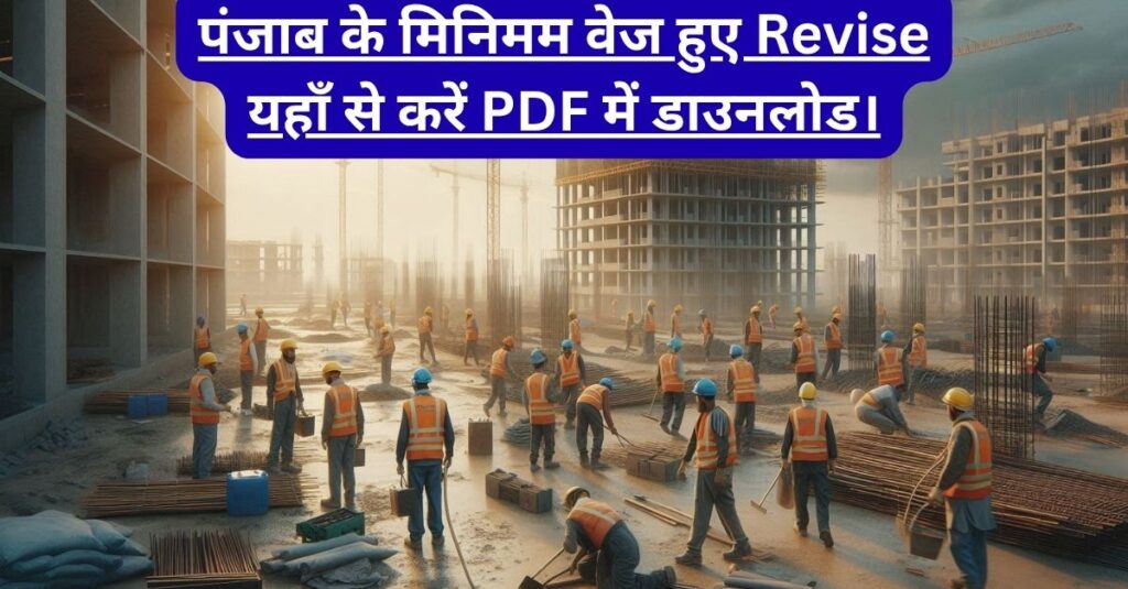 Punjab Minimum Wages 2025-26 PDF Download